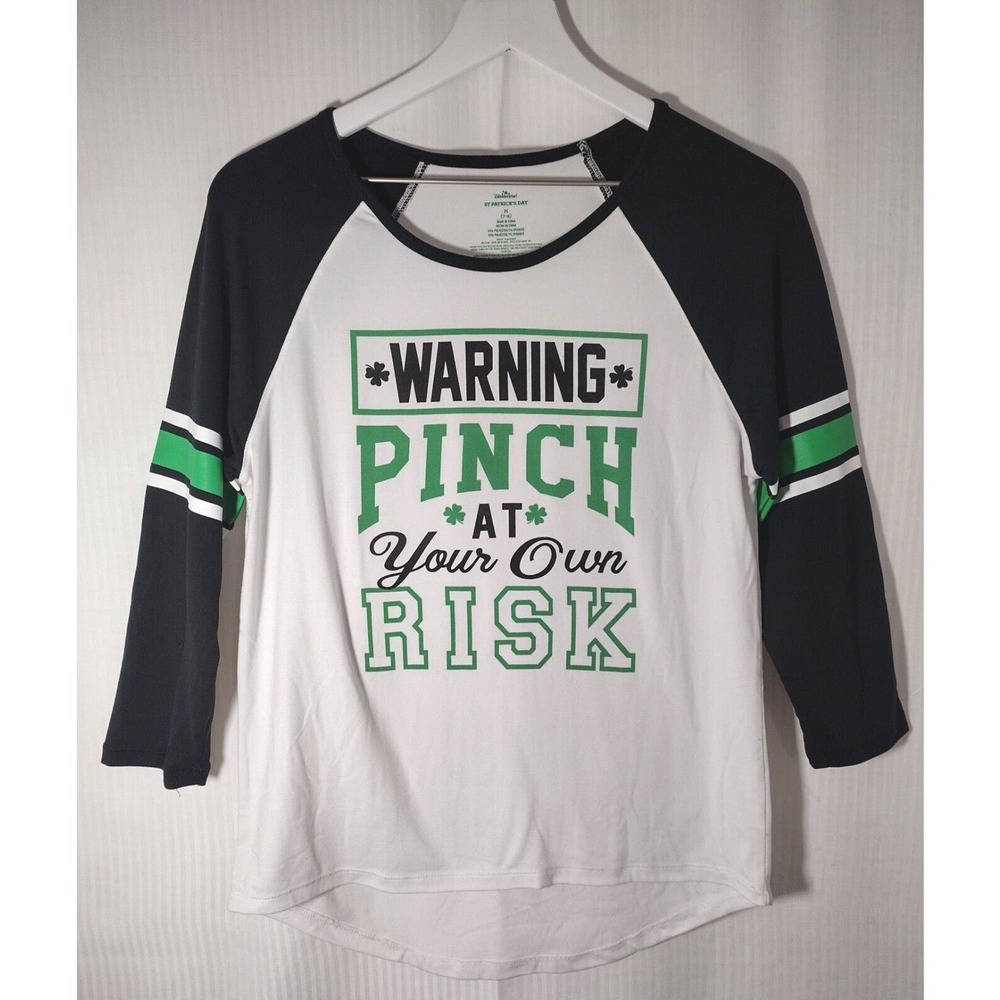 Women's St. Patrick's Day Long Sleeve Shirt Size Medium
